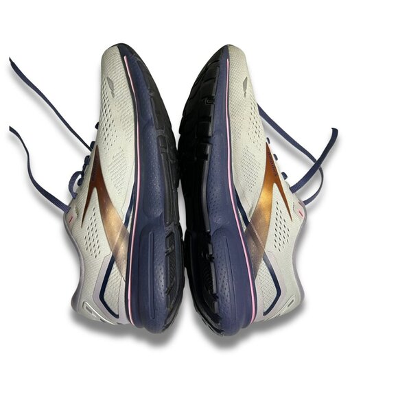 Brooks Ghost 15 Running Shoes Womens Size 8 White Gold Running Sneakers Comforta - Picture 3 of 7